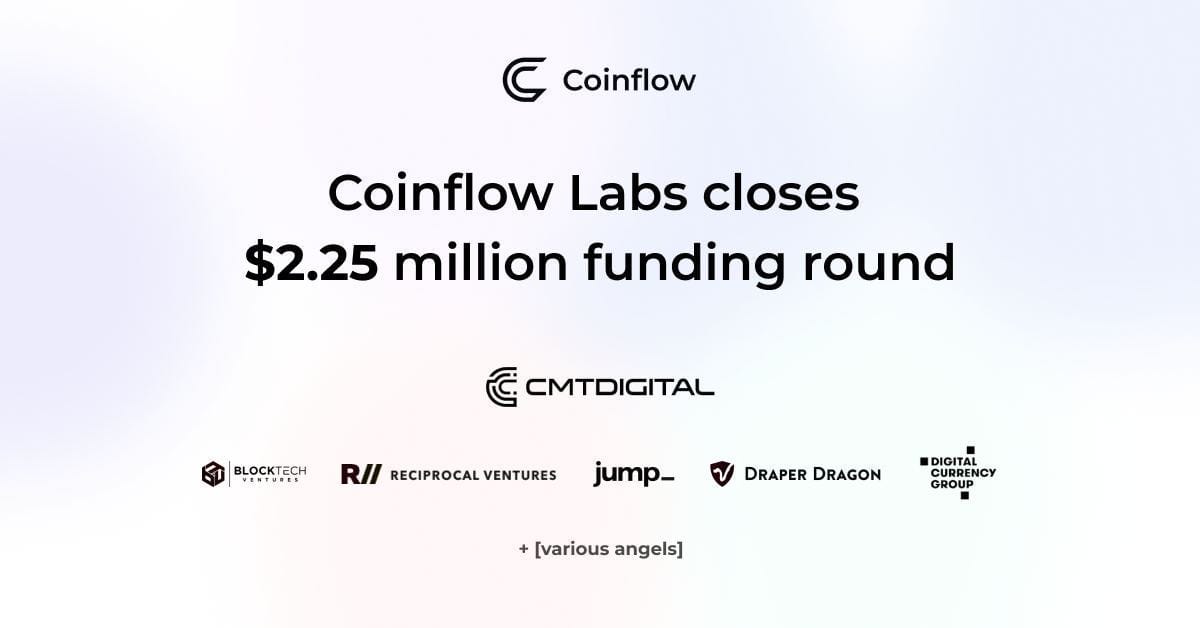 Coinflow Labs Raises $2.25M to Enable Instant Settlement for Merchants
